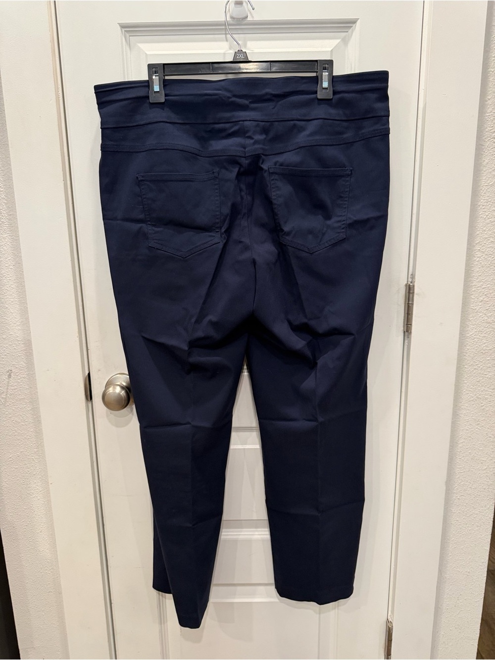 Ruby Rd. Navy Pull-On Chinos - Picture 3 of 3